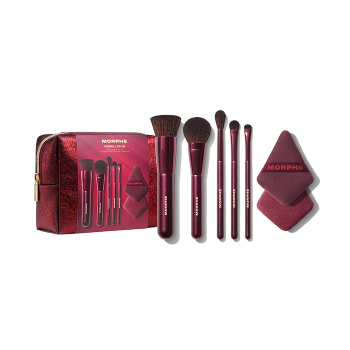 MORPHE REBELLIOUS 6-PIECE BRUSH & TOOL SET