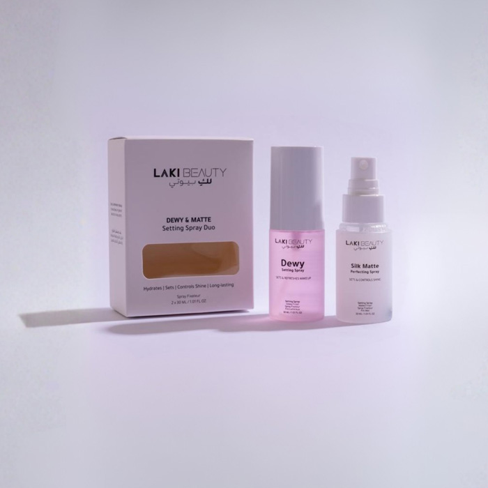 LAKI BEAUTY DEWY & MATTE SETTING SPRAY DUO