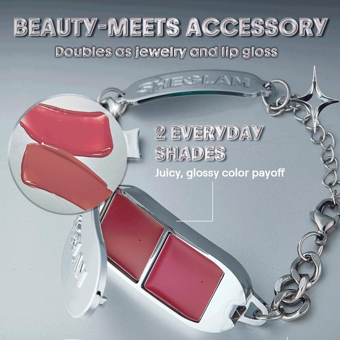 SHEGLAM LIP LINK MINI GLOSS BRACELET PALETTE