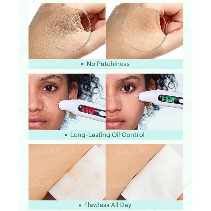 SHEGLAM PORE NO MORE PRIMER PORELESS OIL-CONTROL PRIMER LIGHTWEIGHT