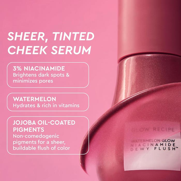 GLOW RECIPE BEST OF GLOW HUES TINTED SERUM,CHEEK & LIP
