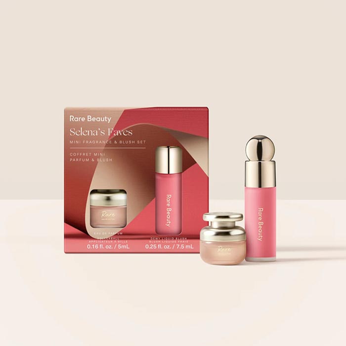 RARE BEAUTY SELENA'S FAVES FRAGRANCE & BLUSH SET