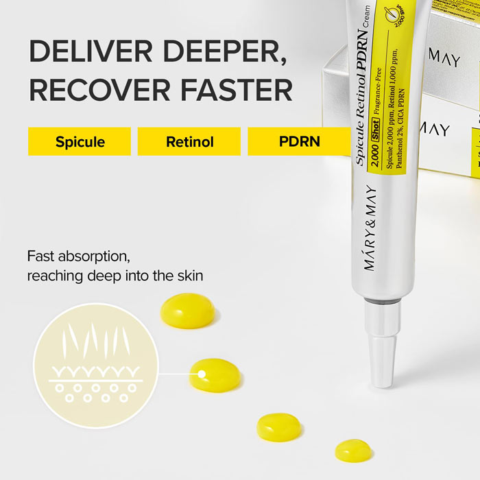 MARY&MAY SPICULE RETINOL PDRN CREAM