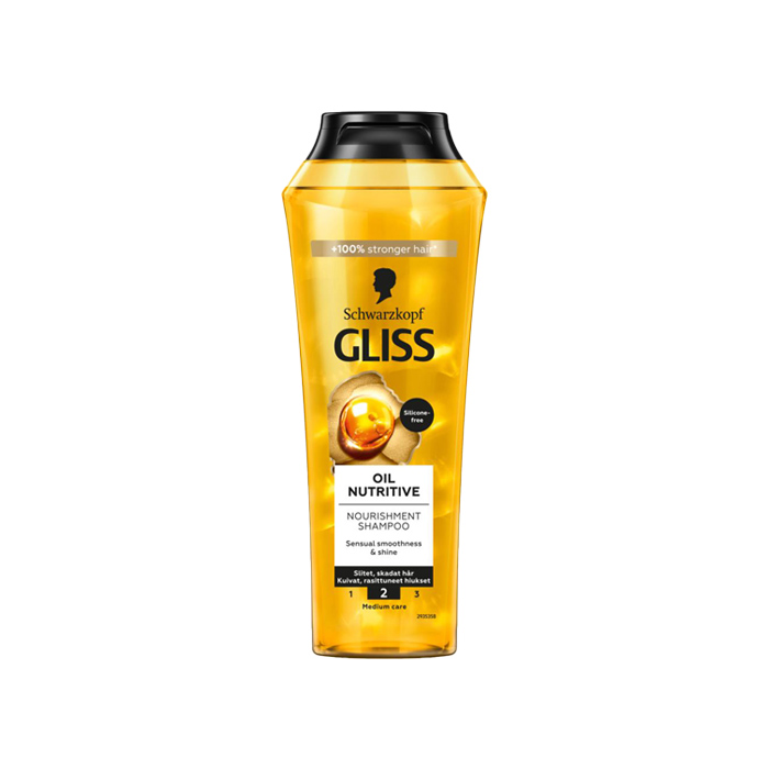 SCHWARZKOPF GLISS OIL NUTRITIVE SHAMPOO 400ML
