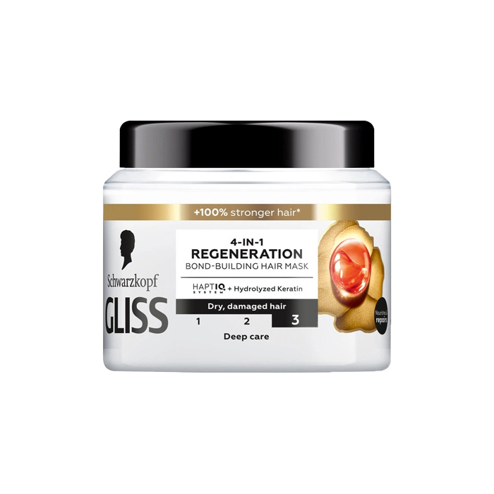 SCHWARZKOPF GLISS 4 IN 1 REGENERATION TOTAL REPAIR 400ML