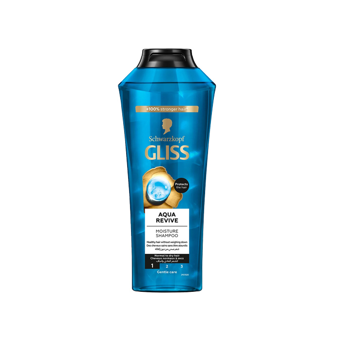 SCHWARZKOPF GLISS MOISTURE SHAMPOO AQUA REVIVE 400ML