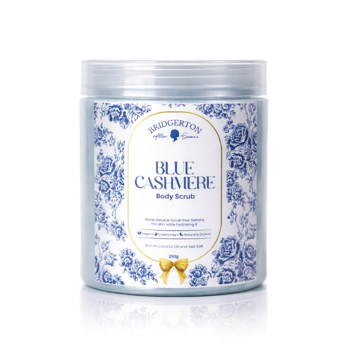 SERENA'S BODYLINE BRIDGERTON BLUE CASHMERE BODY SCRUB