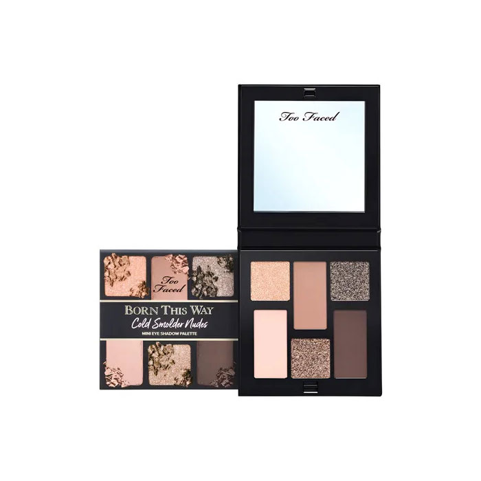 TOO FACED BORN THIS WAY NATURAL NUDES MINI EYESHADOW PALETTE COLD SMOLDER NUDES
