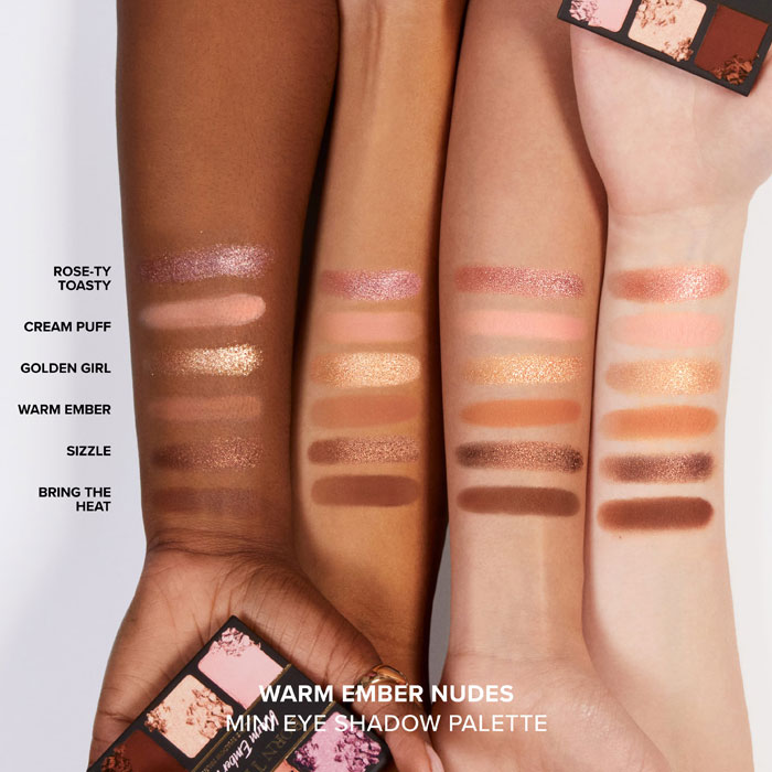 TOO FACED BORN THIS WAY NATURAL NUDES MINI EYESHADOW PALETTE WARM EMBER NUDES