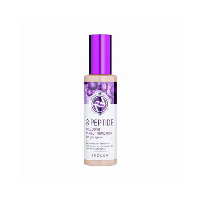 ENOUGH 8 PEPTIDE FULL COVER PERFECT FOUNDATION SPF50+ PA+++