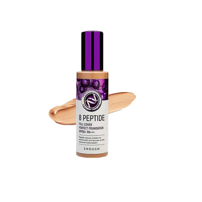 ENOUGH 8 PEPTIDE FULL COVER PERFECT FOUNDATION SPF50+ PA+++