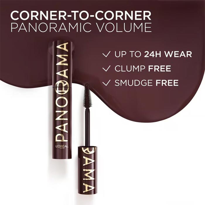 L'OREAL VOLUMINOUS PANORAMA MASCARA BORDEAUX CASHMERE
