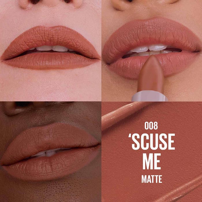 MAYBELLINE MOISTURIZING SERUM LIPSTICK MATTE