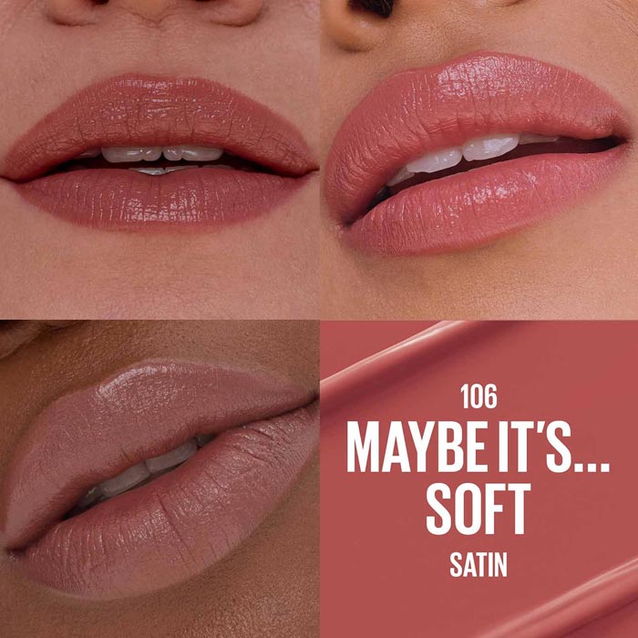 MAYBELLINE MOISTURIZING SERUM LIPSTICK SATIN