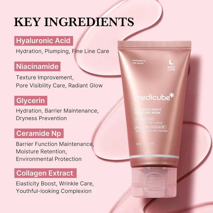 MEDICUBE COLLAGEN NIGHT WRAPPING MASK