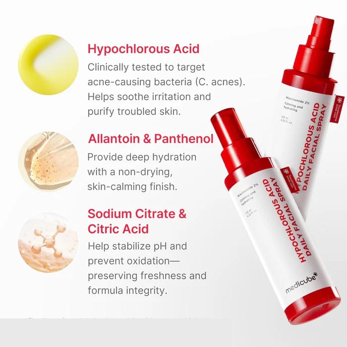 MEDICUBE HYPOCHLOROUS ACID DAILY FACIAL SPRAY