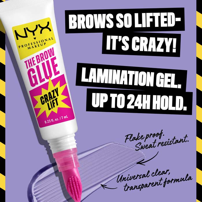 NYX THE BROW GLUE CRAZY LIFT BROW LAMINATION GEL