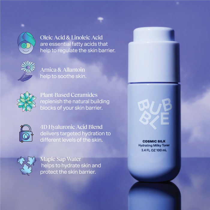 BUBBLE COSMIC SILK HYDRATING MILKY TONER
