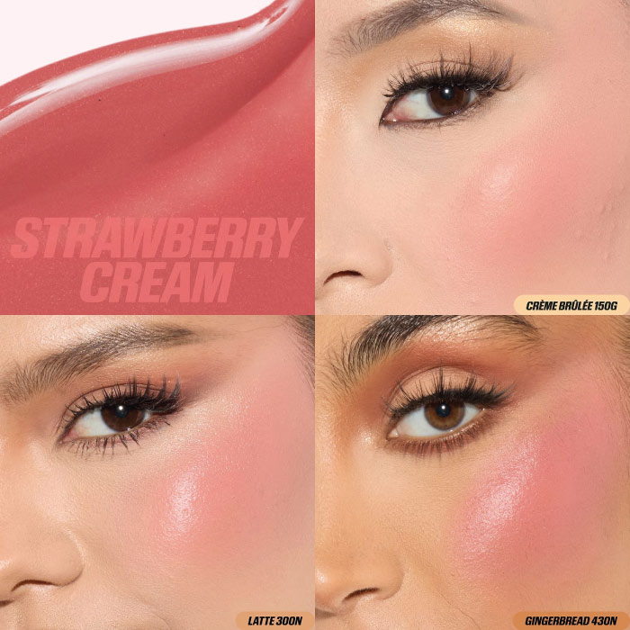 HUDA BEAUTY BABY BLUSH DUO MILD COCKTAIL STRAWBERRY & UBE CREAM