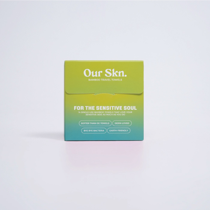 OUR SKN BAMBOO TRAVEL TOWELS