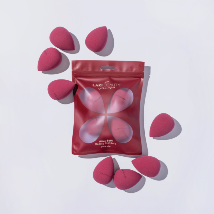 LAKI BEAUTY ULTRA-SOFT BEAUTY BLENDERS (PACK OF4)