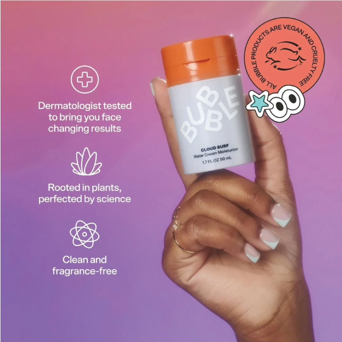 BUBBLE CLOUD SURF WATER CREAM MOISTURIZER 50ML