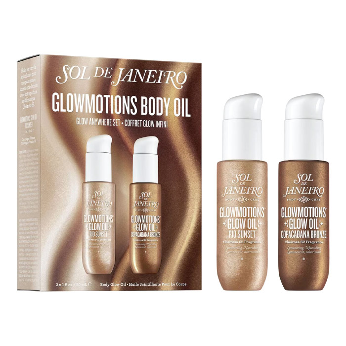 SOL DE JENEIRO GLWMOTIONS BODY OIL GLOW ANYWHERE SET