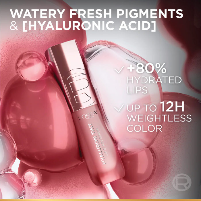 L'OREAL HYALURON TINT LIP STAIN SERUM