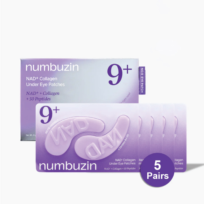 NUMBUZIN NO.9 EYE PATCHES , NAD+ COLLAGEN