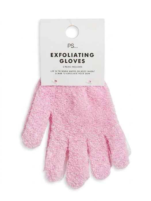 PS... EXFOLIATING GLOVES 2 PAIRS INCLUDED
