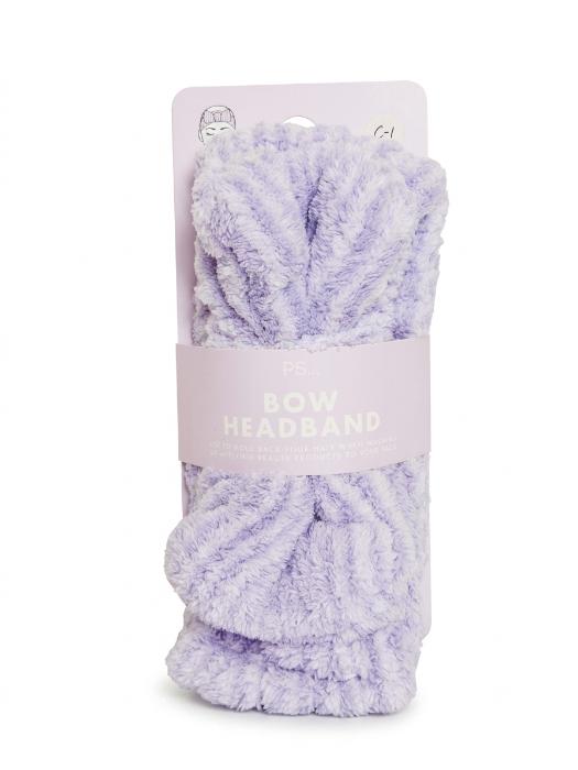 PS... BOW HEADBAND LILAC