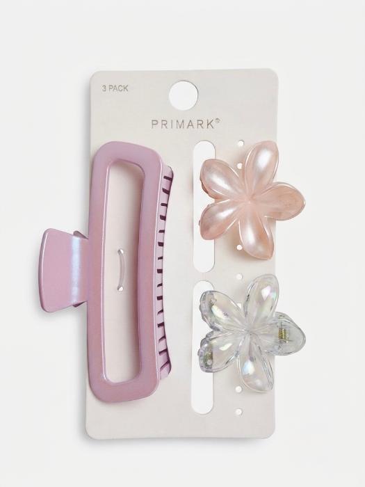 PRIMARK 3 PACK HAIR CLIPS