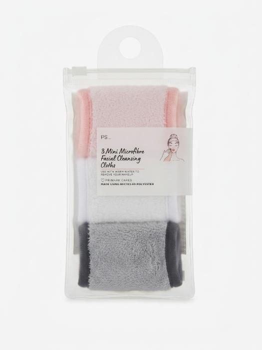 PS... 3 MINI MICROFIBER FACIAL CLEANSING CLOTHS