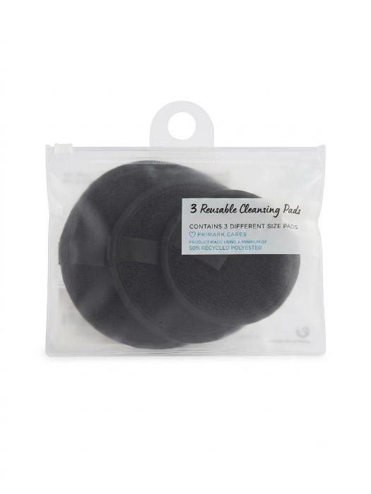 PS.. 3 REUSABLE CLEANSING PADS
