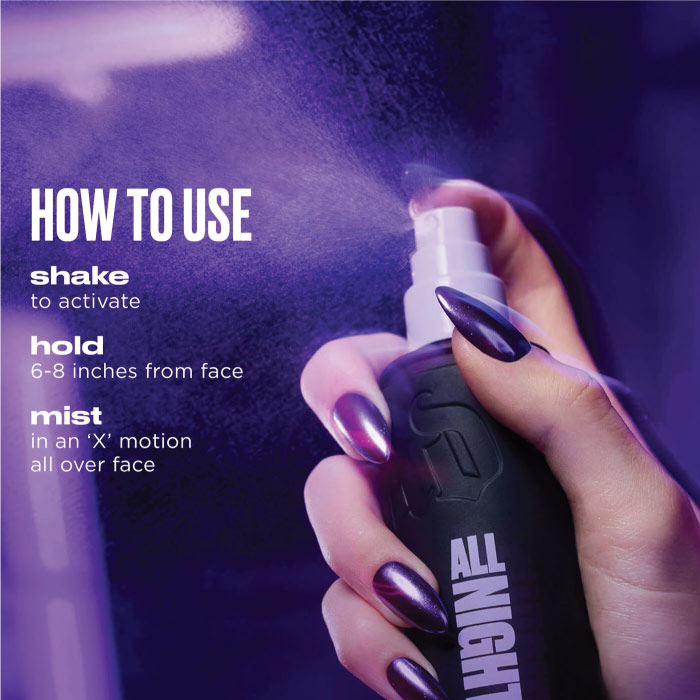 URBAN DECAY ALL NIGHTER WATERPROOF NATURAL FINISH SETTING SPRAY