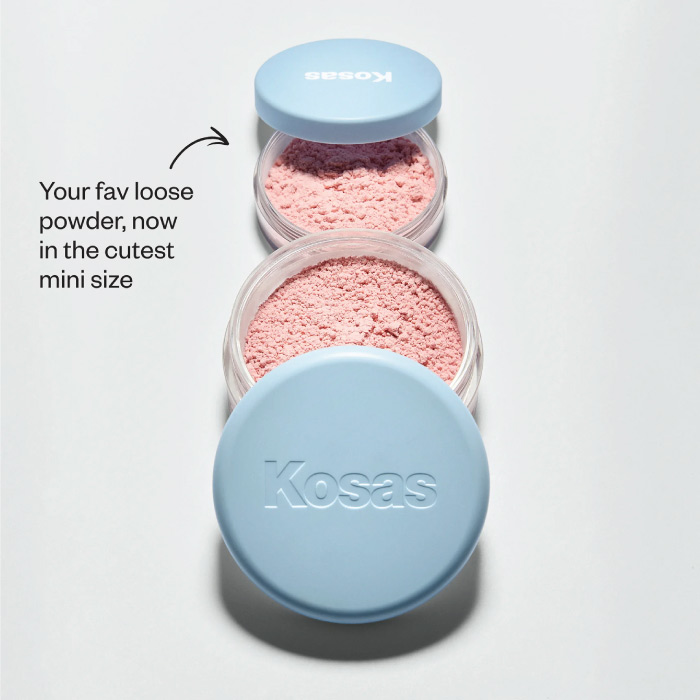 KOSAS MINI CLOUD SET LOOSE POWDER TRANSLUCENT SETTING + BLURRING POWDER
