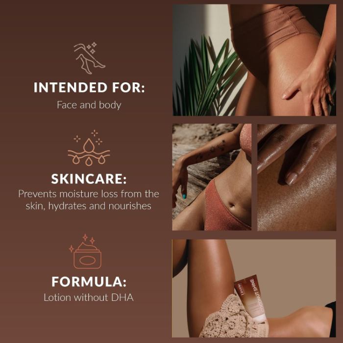LIRENE COCONUT SHINE ILLUM BODY & FACE CREAM 150ML