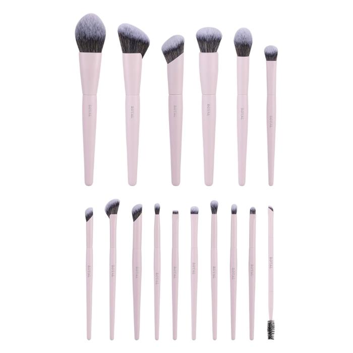 ROYAL COSMETICS THE BRIDESMAID COLLECTION-16 PIECE BRUSH SET