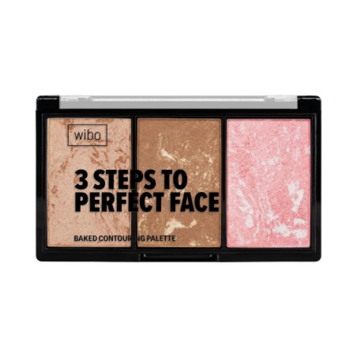 WIBO 3 STEPS TO PERFECT FACE BAKED CONTOURING PALETTE
