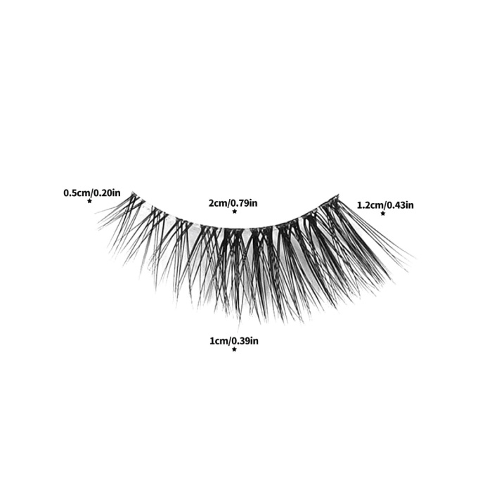 6 PAIRS NATURAL LASHES FOR DAILY USE