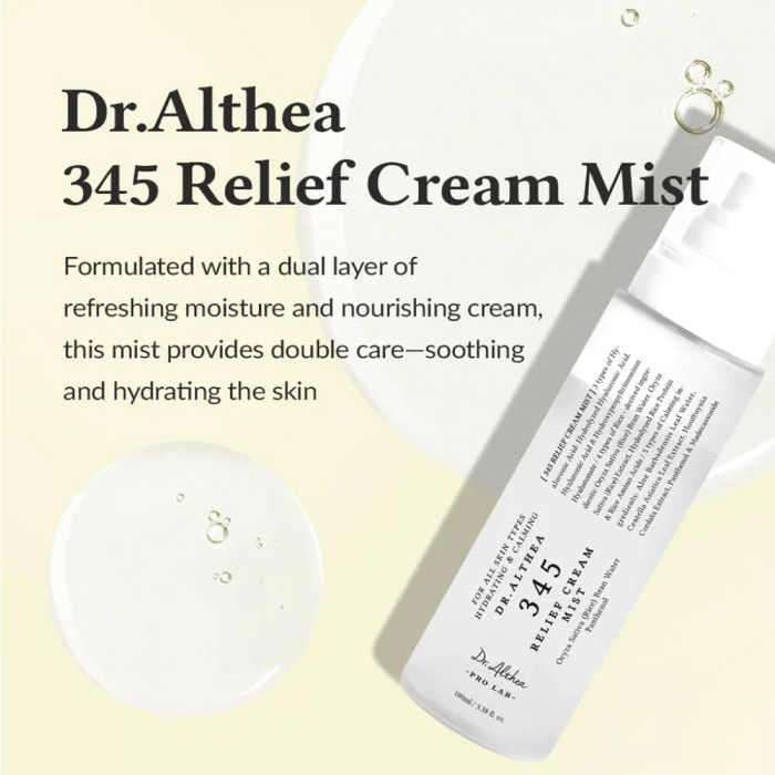 DR ALTHEA 345 RELIEF CREAM MIST 100ML