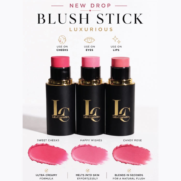 LILI'S COSMETICS BLUSH STICK