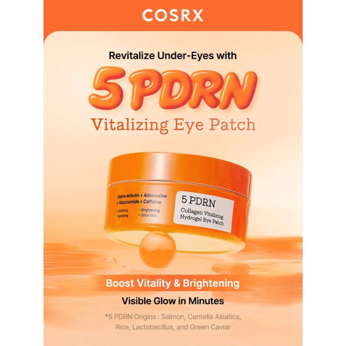 COSR-X 5 PDRN COLLAGEN VITALIZING HYDROGEL EYE PATCH