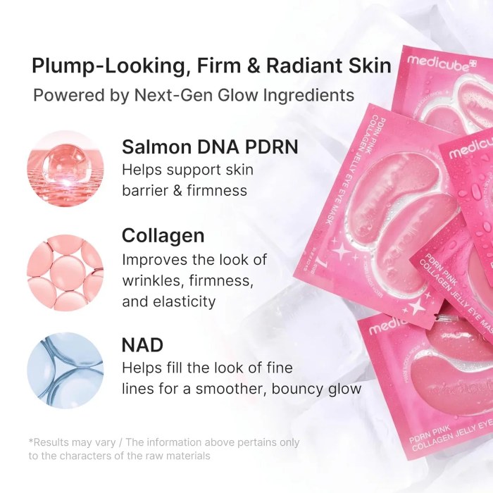 MEDICUBE PDRN PINK COLLAGEN JELLY EYE MASK
