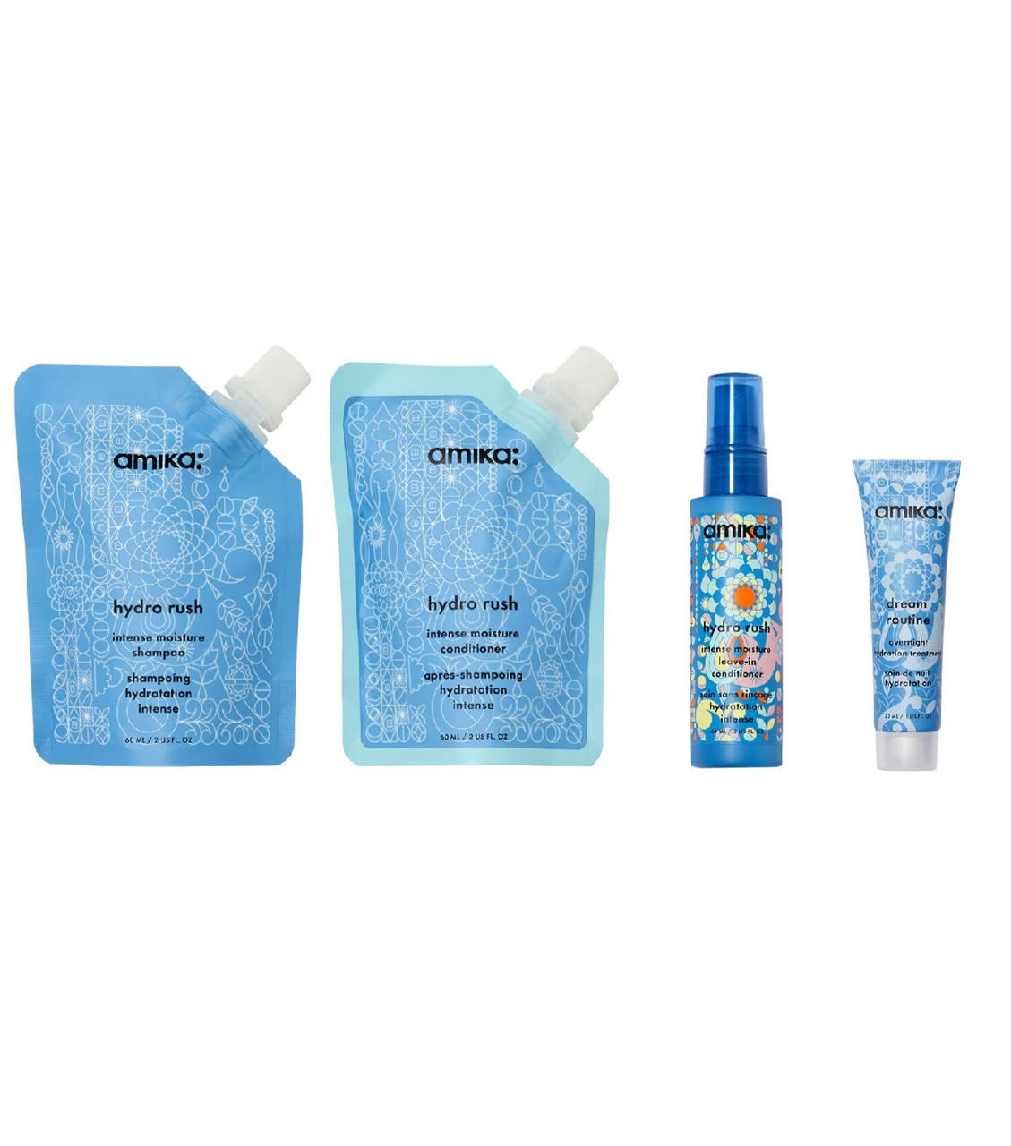 AMIKA HYDRO RUSH SHAMPOO & CONDITIONER SET