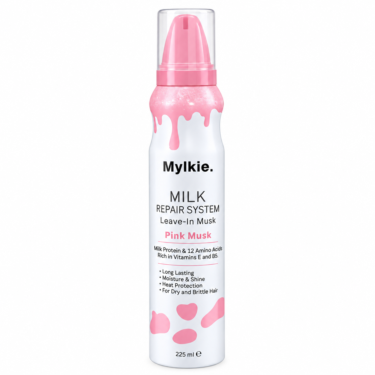 MYLKIE MILK REPAIR SYSTEM LEAVE-IN MOUSSE PINK MUSK