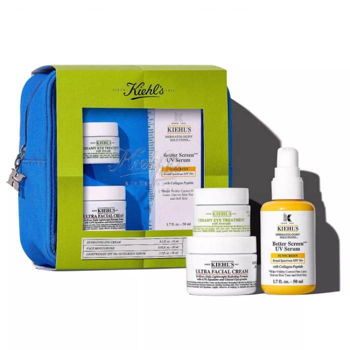 KIEHL'S MOISTURIZE AND HELP PROTECT SET FOR FACE AND EYE