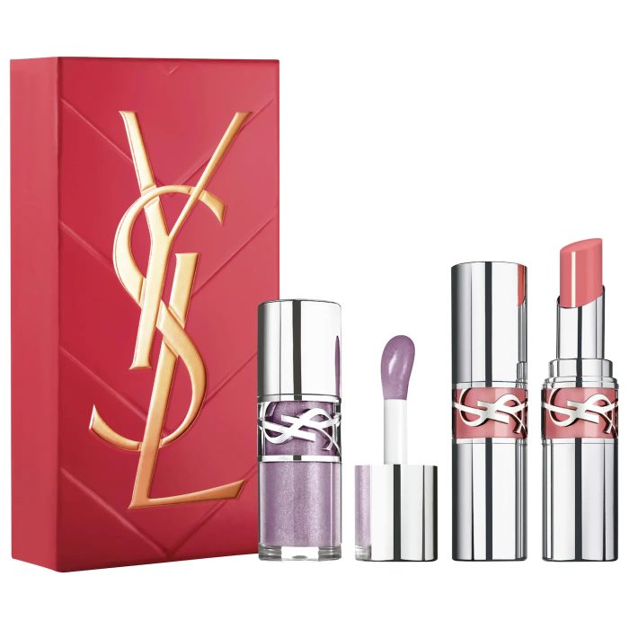 YVES SAINT LAURENT LOVESHINE LIP OIL STICK & PLUMPING GLOSS DUO GIFT SET