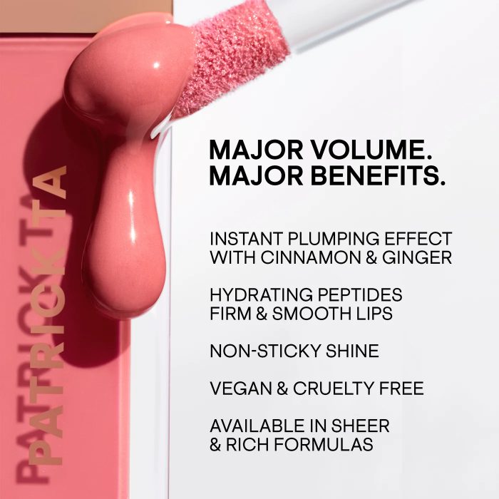PATRICK TA MAJOR VOLUME PLUMPING LIP GLOSS