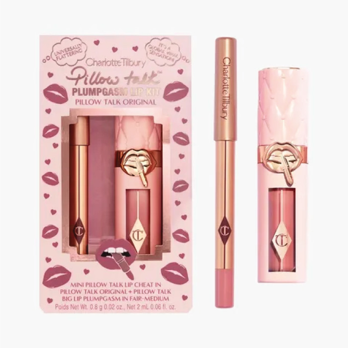 CHARLOTTE TILBURY PILLOW TALK PLUMPGASM LIP KIT
